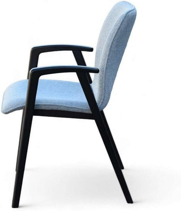 Home affaire Stoel met armleuningen Loreen eetkamerstoel gestoffeerde stoel woonstoel eetstoel met armleuningen (set 2 stuks) - Foto 5