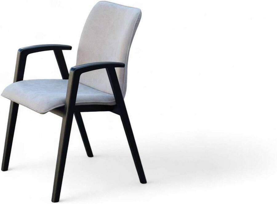 Home affaire Stoel met armleuningen Loreen eetkamerstoel gestoffeerde stoel woonstoel eetstoel met armleuningen (set 2 stuks) - Foto 10