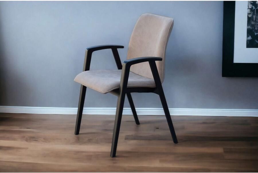 Home affaire Stoel met armleuningen Loreen eetkamerstoel gestoffeerde stoel woonstoel eetstoel met armleuningen (set 2 stuks) - Foto 8