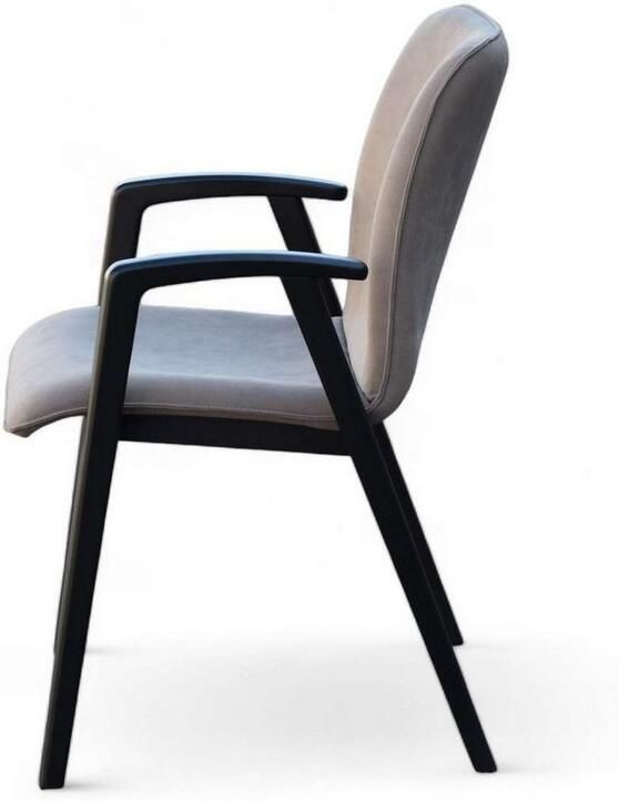 Home affaire Stoel met armleuningen Loreen eetkamerstoel gestoffeerde stoel woonstoel eetstoel met armleuningen (set 2 stuks) - Foto 4