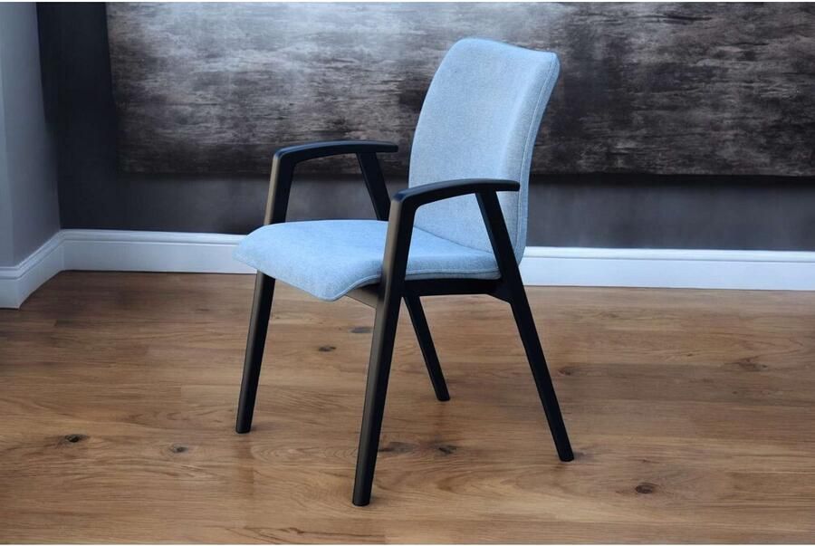 Home affaire Stoel met armleuningen Loreen eetkamerstoel gestoffeerde stoel woonstoel eetstoel met armleuningen (set 2 stuks) - Foto 6