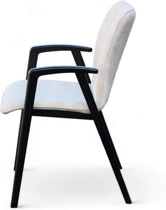 Home affaire Stoel met armleuningen Loreen eetkamerstoel gestoffeerde stoel woonstoel eetstoel met armleuningen (set 2 stuks) - Foto 6