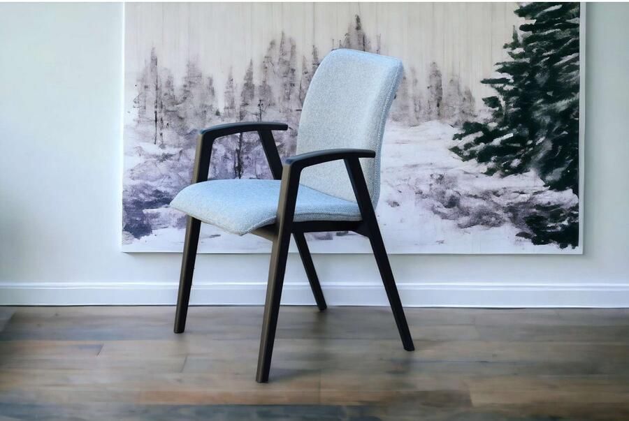 Home affaire Stoel met armleuningen Loreen eetkamerstoel gestoffeerde stoel woonstoel eetstoel met armleuningen (set 2 stuks) - Foto 3