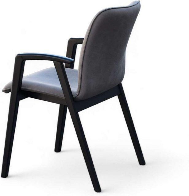 Home affaire Stoel met armleuningen Loreen eetkamerstoel gestoffeerde stoel woonstoel eetstoel met armleuningen (set 2 stuks) - Foto 5