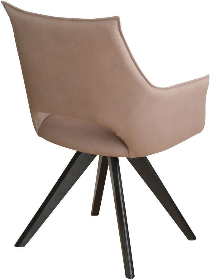 Home affaire Stoel met armleuningen Odin Moderne stoel met bekleding