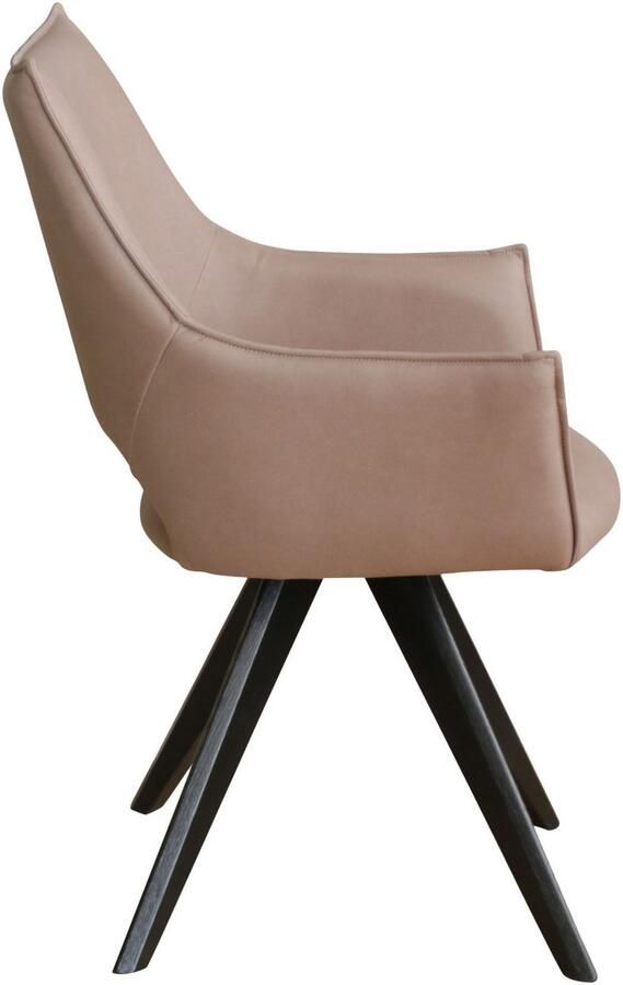 Home affaire Stoel met armleuningen Odin Moderne stoel met bekleding - Foto 3