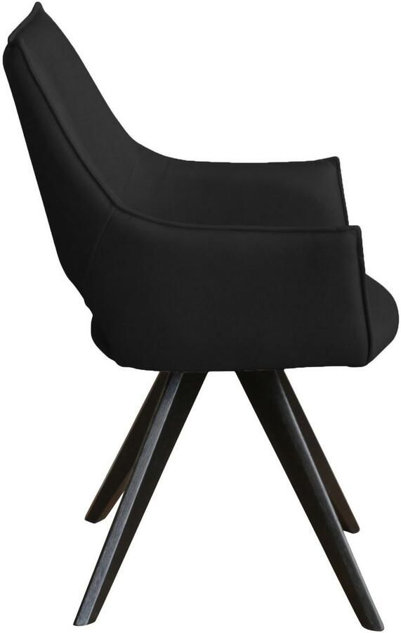 Home affaire Stoel met armleuningen Odin Moderne stoel met bekleding - Foto 3