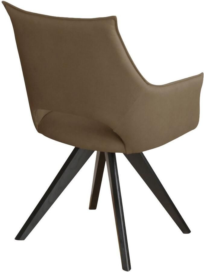 Home affaire Stoel met armleuningen Odin Moderne stoel met bekleding