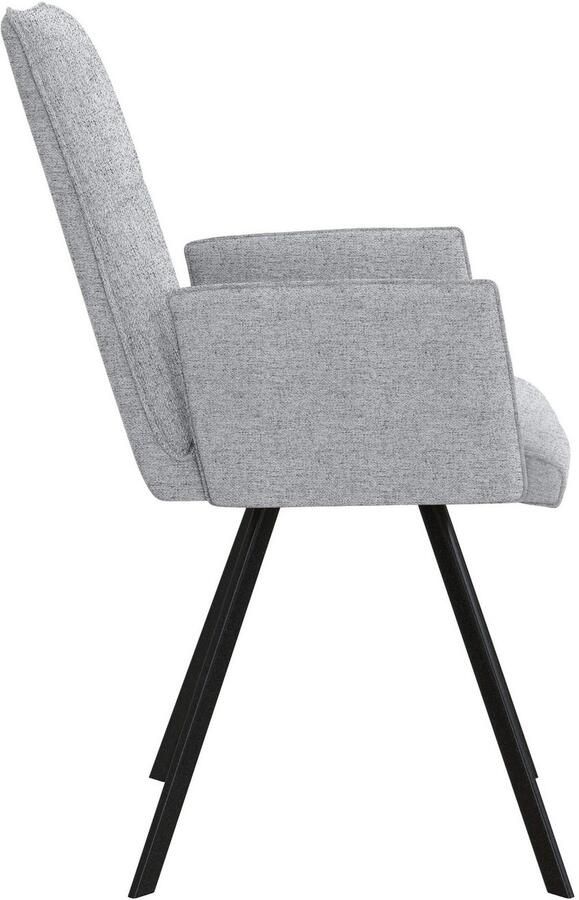 Home affaire Stoel met armleuningen Sava Metalen frame (set 2 stuks) - Foto 4