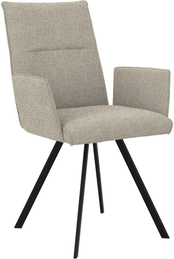 Home affaire Stoel met armleuningen Sava Metalen frame (set 2 stuks) - Foto 3