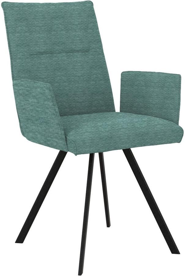 Home affaire Stoel met armleuningen Sava Metalen frame (set 2 stuks) - Foto 3