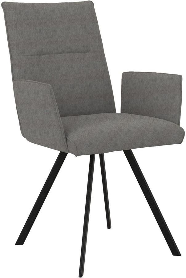 Home affaire Stoel met armleuningen Sava Metalen frame (set 2 stuks) - Foto 4