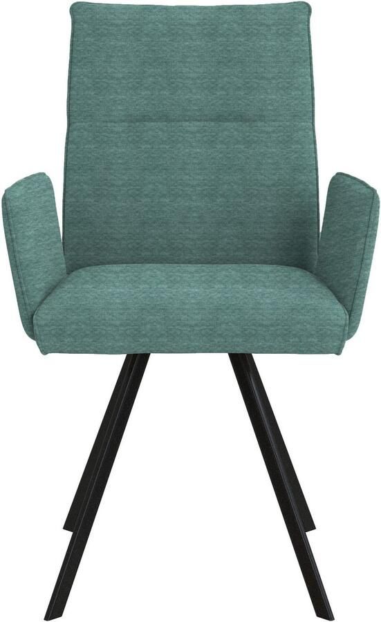 Home affaire Stoel met armleuningen Sava Metalen frame (set 2 stuks) - Foto 5