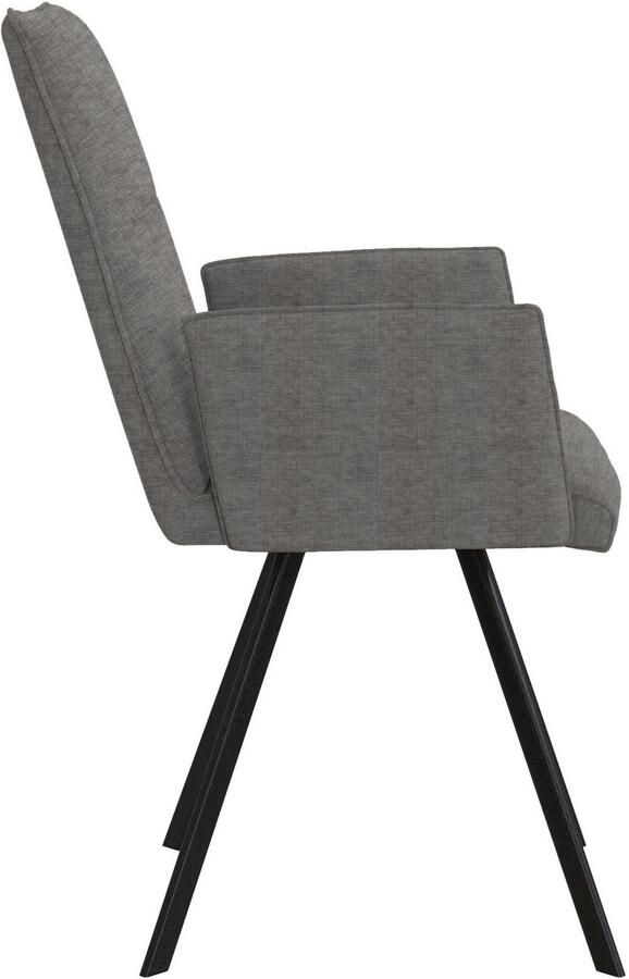 Home affaire Stoel met armleuningen Sava Metalen frame (set 2 stuks) - Foto 5