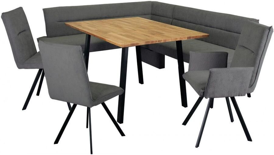 Home affaire Stoel met 4 poten Sava Metalen frame (set 2 stuks) - Foto 6