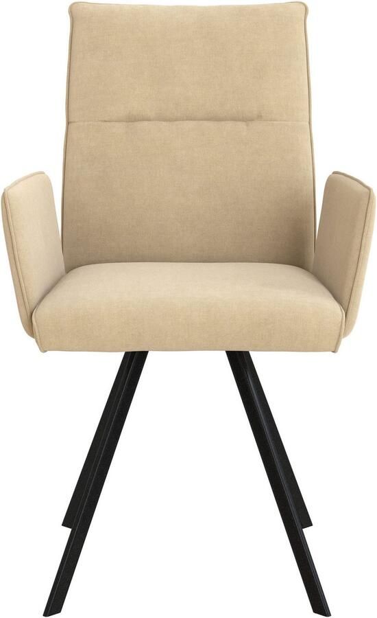 Home affaire Stoel met armleuningen Sava Metalen frame (set 2 stuks) - Foto 5