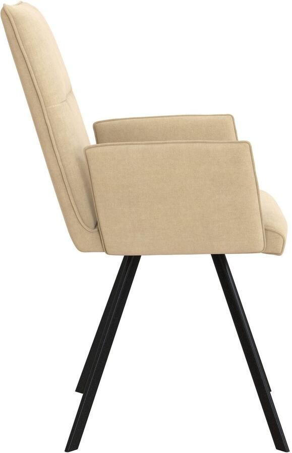 Home affaire Stoel met armleuningen Sava Metalen frame (set 2 stuks) - Foto 4