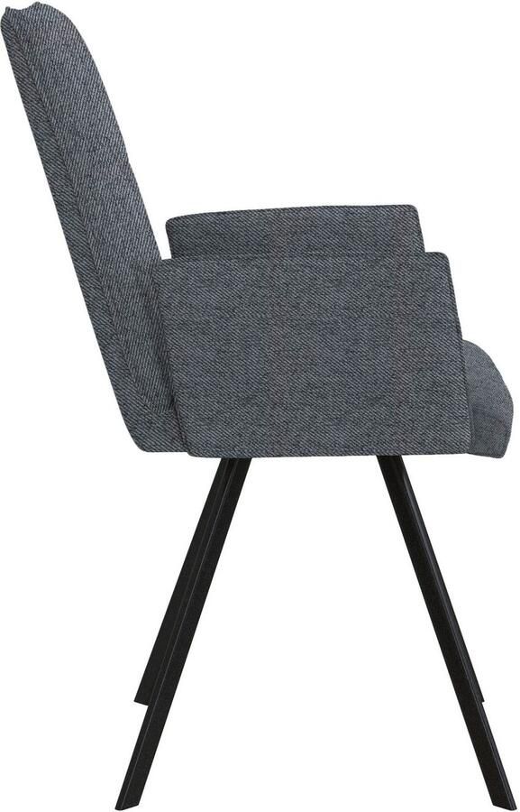 Home affaire Stoel met armleuningen Sava Metalen frame (set 2 stuks) - Foto 4