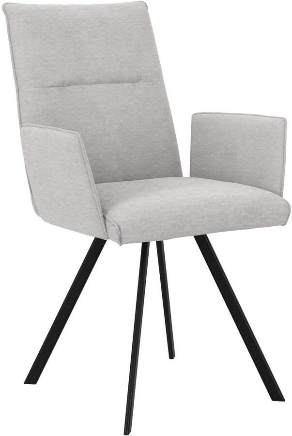 Home affaire Stoel met armleuningen Sava Metalen frame (set 2 stuks) - Foto 3