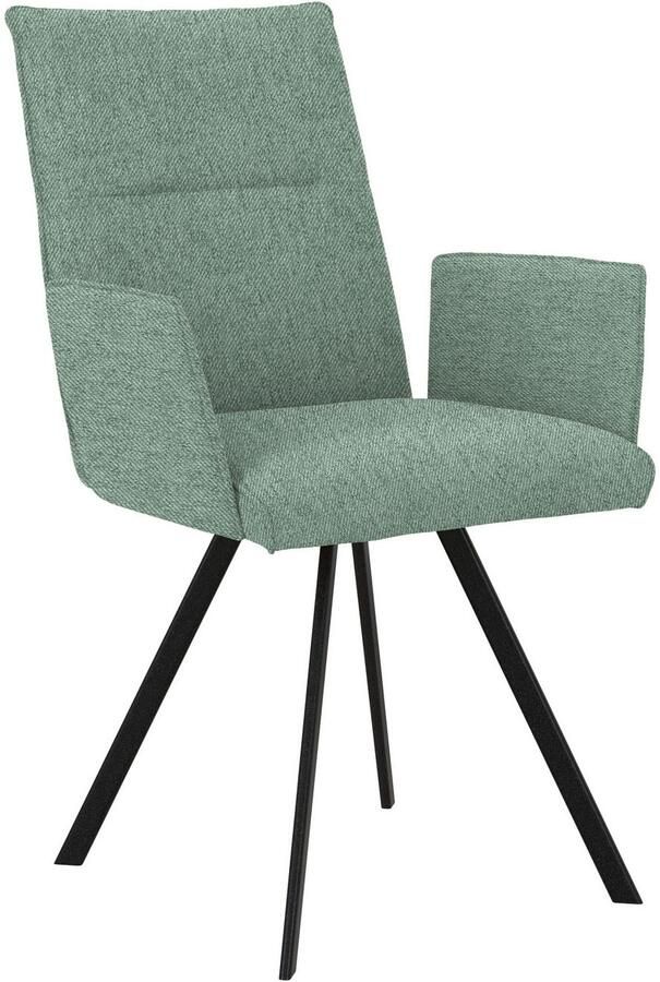 Home affaire Stoel met armleuningen Sava Metalen frame (set 2 stuks) - Foto 3