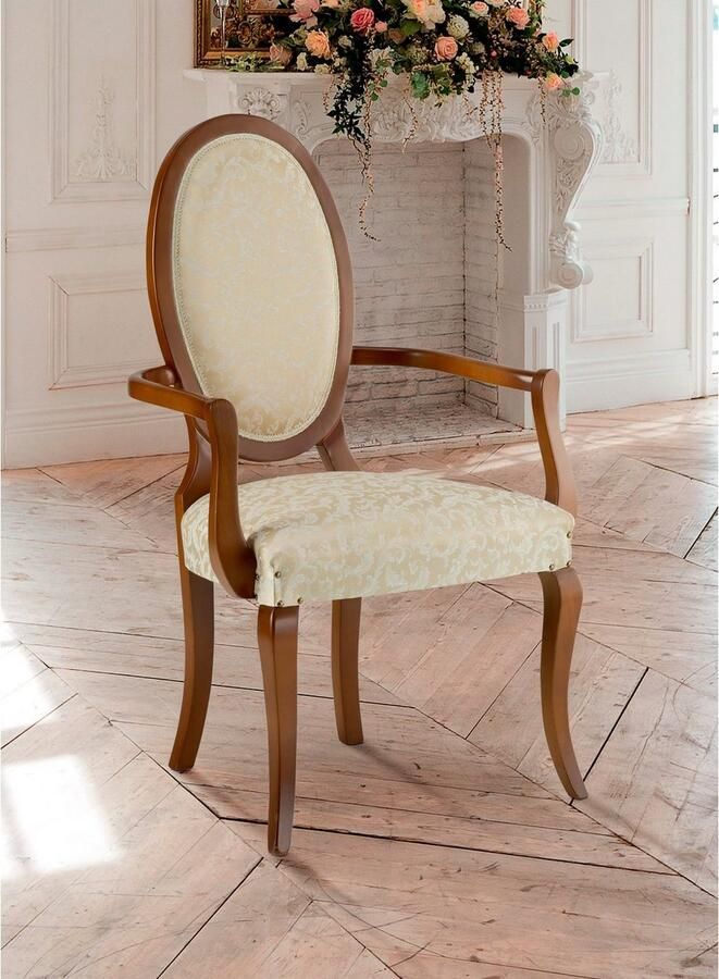 Home affaire Stoel met armleuningen Stoelen Duca Breedte 62 cm (1 stuk) - Foto 4