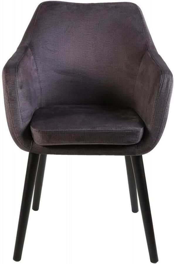Home affaire Stoel met armleuningen Toga elegante eetkamerstoel met comfortabele armleuningen (1 stuk) - Foto 2
