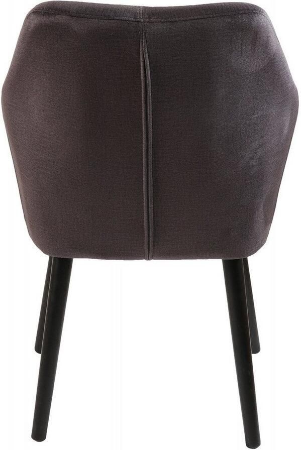 Home affaire Stoel met armleuningen Toga elegante eetkamerstoel met comfortabele armleuningen (1 stuk) - Foto 3