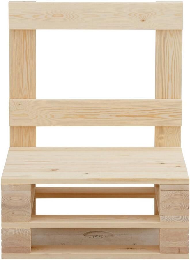 Home affaire Stoel Pinus In het trendy palletdesign - Foto 4