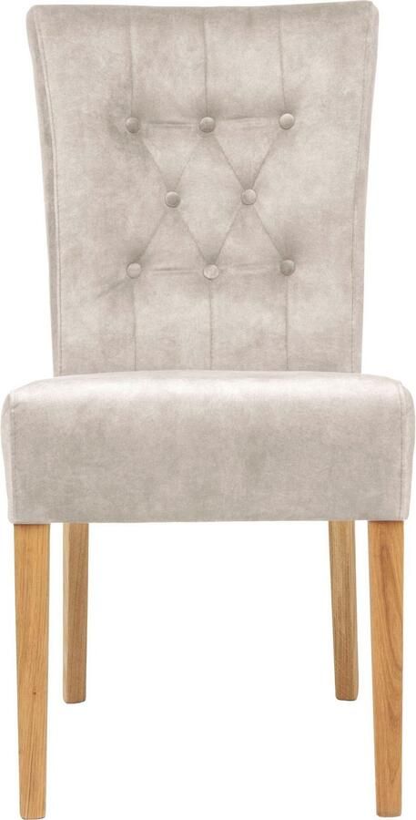 Home affaire Stoel Queen Eetkamerstoel met capitonnage set van 2 4 of 6 - Foto 6