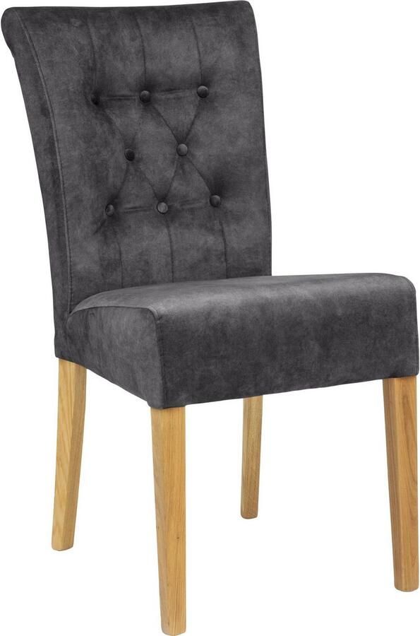 Home affaire Stoel Queen Eetkamerstoel met capitonnage set van 2 4 of 6 - Foto 2