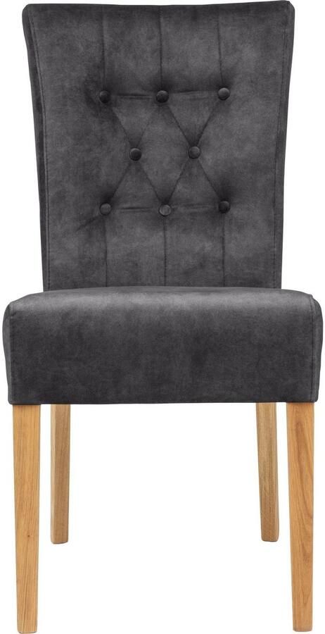 Home affaire Stoel Queen Eetkamerstoel met capitonnage set van 2 4 of 6 - Foto 6