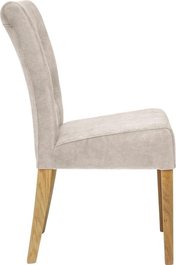 Home affaire Stoel Queen Eetkamerstoel met capitonnage set van 2 4 of 6