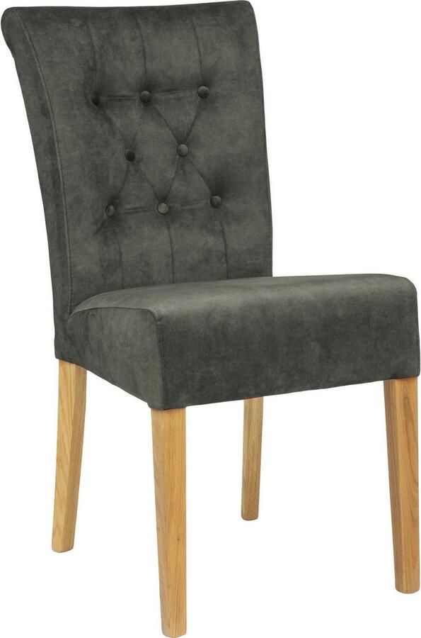 Home affaire Stoel Queen Eetkamerstoel met capitonnage set van 2 4 of 6 - Foto 2