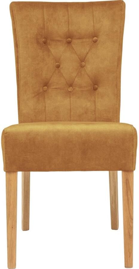 Home affaire Stoel Queen Eetkamerstoel met capitonnage set van 2 4 of 6 - Foto 6