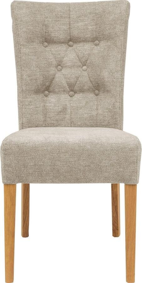 Home affaire Stoel Queen Eetkamerstoel met capitonnage set van 2 4 of 6 - Foto 7