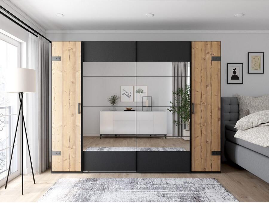 INOSIGN Dressoir SUNRISE Dressoir met 5 deuren en 1 klepdeur breedte 200 cm - Foto 5