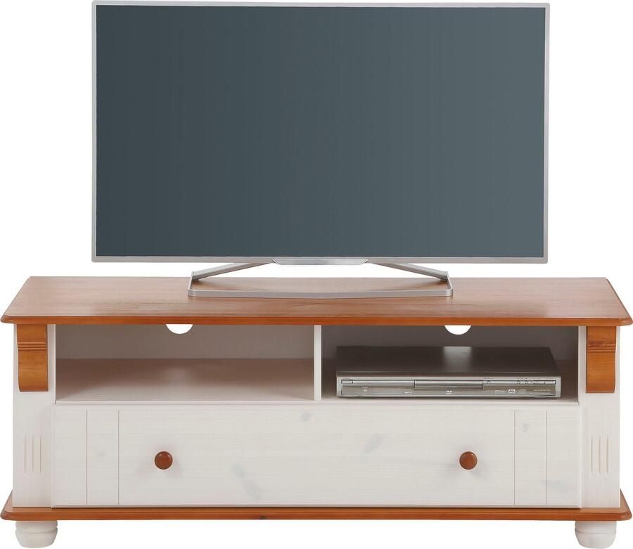Home affaire Tv-meubel ADELE Breedte 120 cm met lade van massief grenen FSC