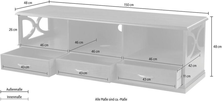Home affaire Tv-meubel Benaco - Foto 4