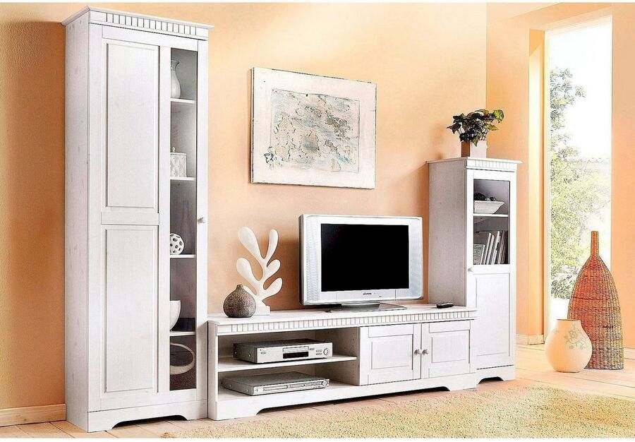 Home affaire Tv-meubel Cubrix Commode van mooi massief dennenhout breedte 162 cm - Foto 2