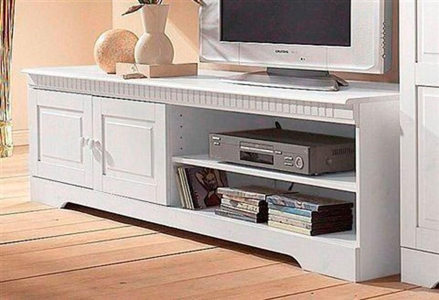 Home affaire Tv-meubel Cubrix Commode van mooi massief dennenhout breedte 162 cm - Foto 4