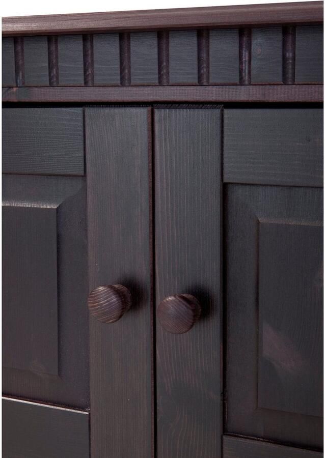 Home affaire Tv-meubel Cubrix Commode van mooi massief dennenhout breedte 162 cm