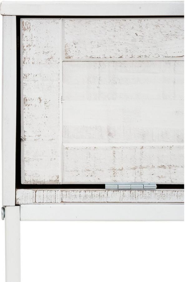 Home affaire Tv-meubel Freya Commode met 3 kleppen metalen handgrepen van massief hout breedte 175 cm - Foto 3