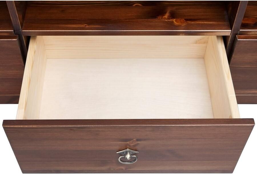 Home affaire Tv-meubel Gotland Breedte 147 cm met lades en open vakken massief hout FSC - Foto 7