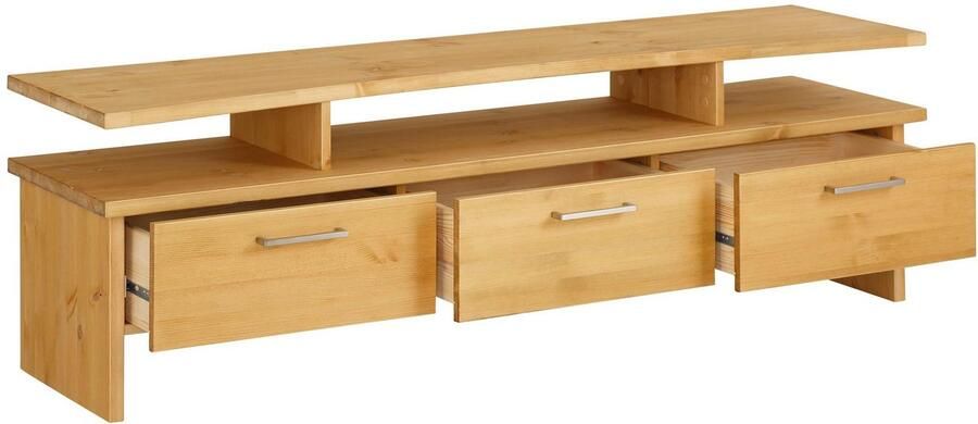 Home affaire Tv-meubel Ixo Breedte 148 cm met 3 lades van massief grenen FSC - Foto 7