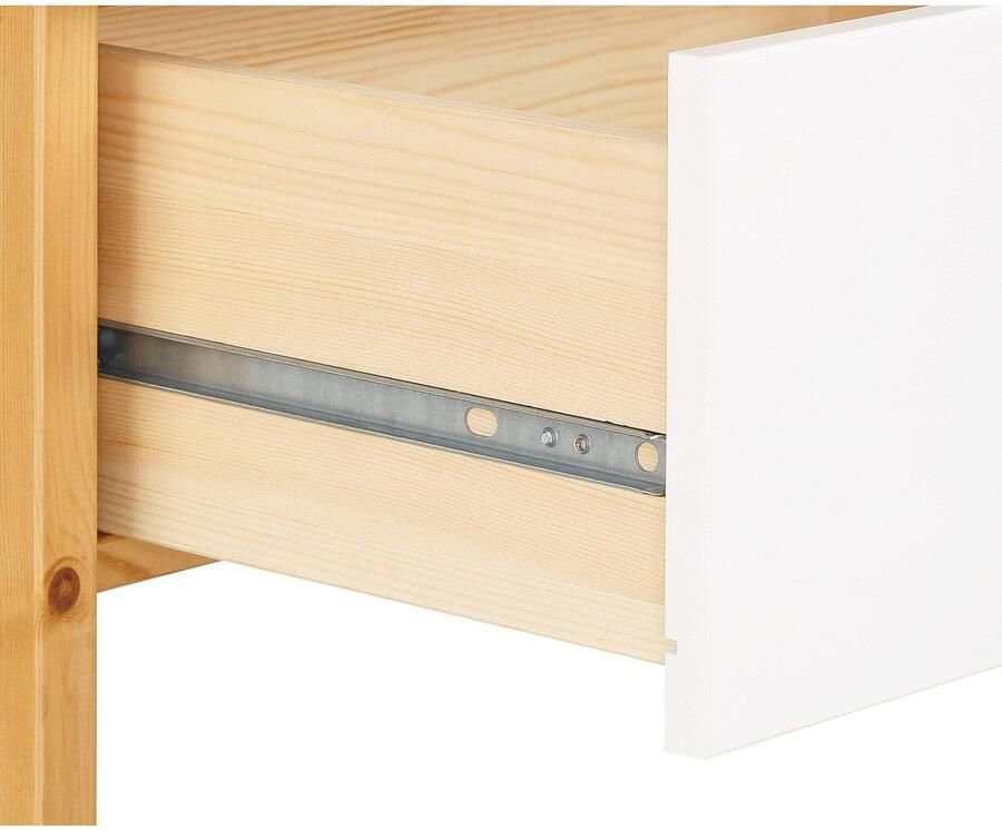 Home affaire Tv-meubel Ixo Breedte 148 cm met 3 lades van massief grenen FSC - Foto 2
