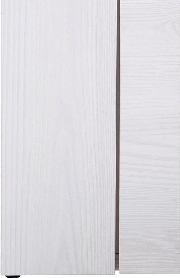 Home affaire Tv-meubel Larona tijdloos TV-meubel met 1 klep en 2 open vakken Breedte 140 cm tv-meubel veel opbergruimte decoratieve frame-look - Foto 6