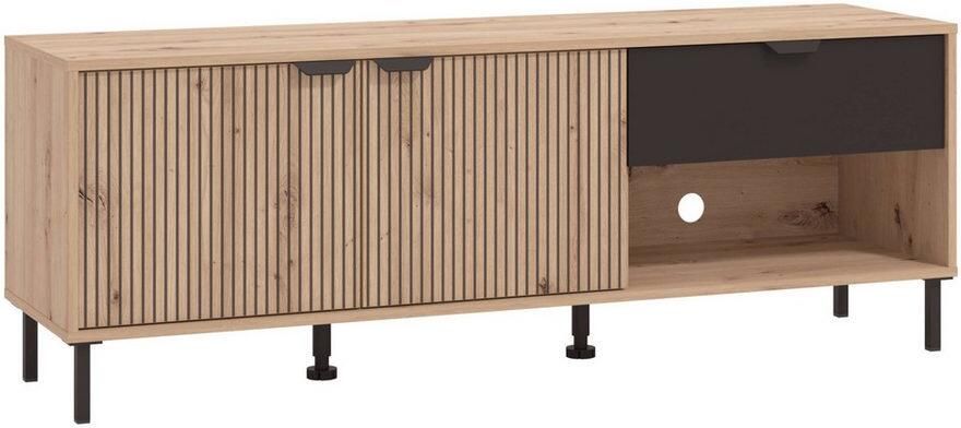 Home affaire Tv-meubel Mayenne TV-Lowboard Breedte 150 cm TV-kast TV-standaard - Foto 2