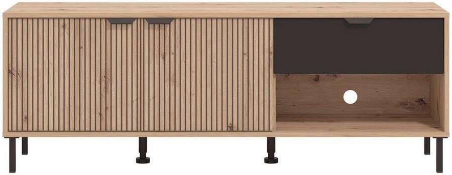 Home affaire Tv-meubel Mayenne TV-Lowboard Breedte 150 cm TV-kast TV-standaard - Foto 4