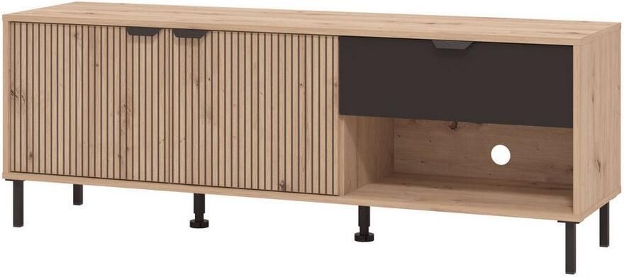 Home affaire Tv-meubel Mayenne TV-Lowboard Breedte 150 cm TV-kast TV-standaard - Foto 3