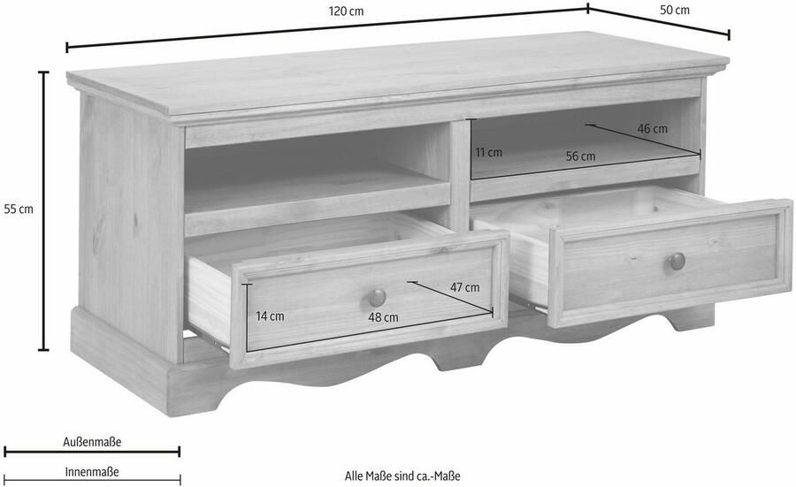Home affaire Tv-meubel MELISSA Commode breedte 120 cm - Foto 6